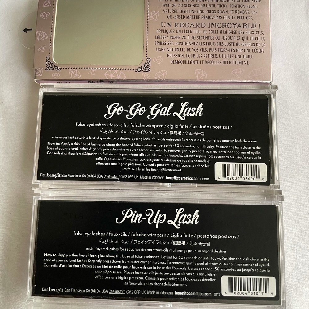 Benefit Cosmetics lashes